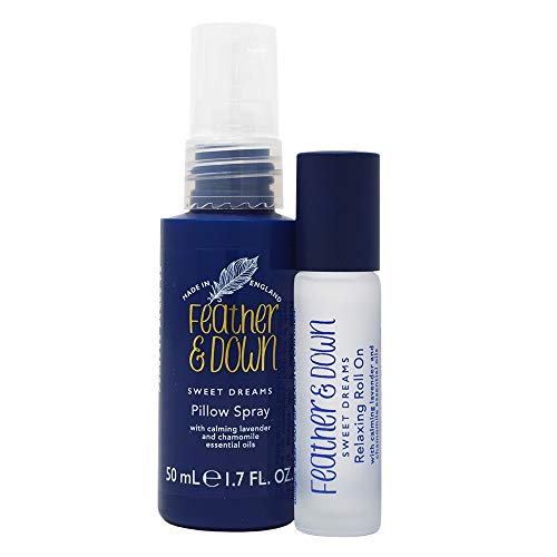 Lavender and Chamomile Pillow Spray & Roll-On Gift Set - Calming, Vegan, Cruelty-Free