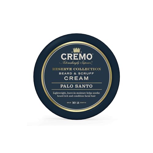 Cremo Beard & Scruff Cream Palo Santo Reserve 4 oz and Beard Oil Palo Santo Reserve 1 fl oz Bundle
