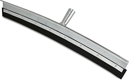 Professional Floor Squeegee Kit with 36-Inch Rubber Blade and 48-Inch Pole for Concrete & Asphalt Cleaning