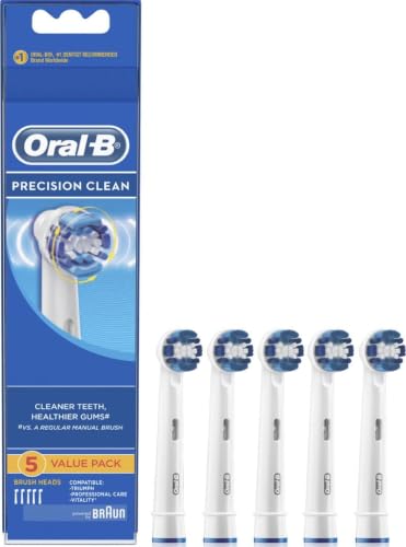 Oral-B Precision Clean Electric Toothbrush Heads Pack of 5 for All Rotary Oral-B Brushes