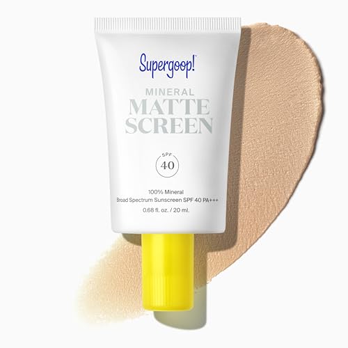 Sunrise Mineral Tinted Face Sunscreen SPF 40 - Mattifying, Oxybenzone-Free, 0.68 Fl Oz