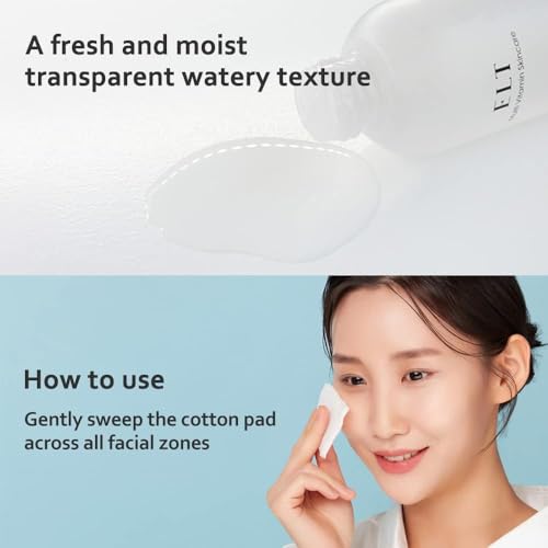 ELT Korean Green Tea Vitamin Toner (200ml / 6.76 fl.oz.) Facial Toner with Niacinamide 2%, Hyaluronic Acid, Centella Asiatica Extract, Hydrating, Purifying, Korean Facewash, Korean Skincare