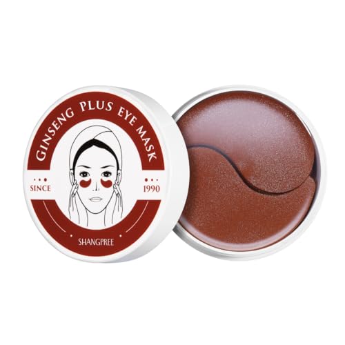 Hydrating Ginseng Eye Masks 30 Pairs for Dull Skin Refresh & Firmness