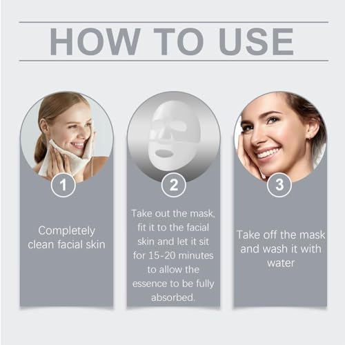 Ryvalia Collagen Mask 3-Pack - Deep Hydration & Elasticity Boost Overnight