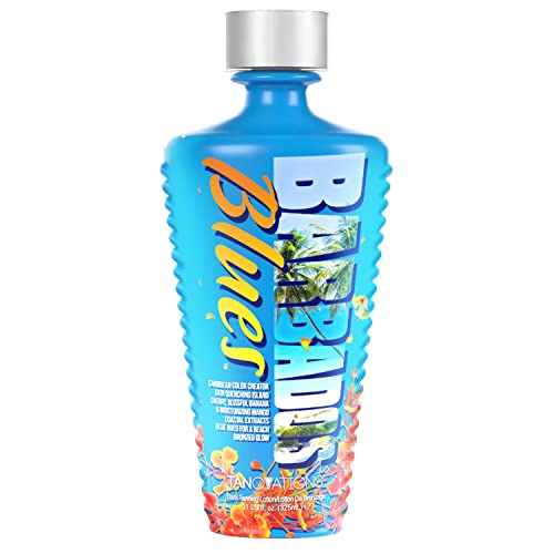 ED HARDY Tanovations Barbados Blues Tanning Lotion with Cherry Banana Mango 11 oz