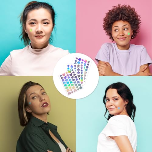 Overnight Pimple Fix Patches ? Natural Ingredients, Star & Heart?Shaped Hydrocolloid Stickers, Dual Size 67?85?mm & 66?98?mm, 116 ?Patches for Clear, Confident Skin