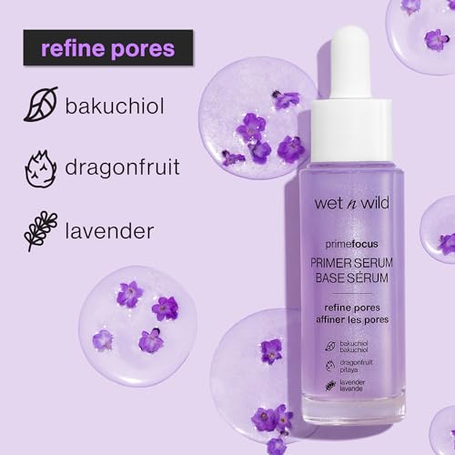 wet n wild Prime Focus Primer Serum for Face, Hydrating for Dry Skin, Makeup Primer Serum (Pack of 2)