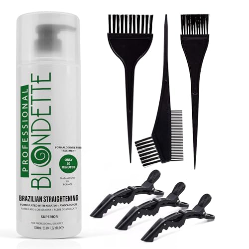 Formaldehyde-Free Brazilian Keratin Hair Smoothing Treatment Set - 32 fl oz