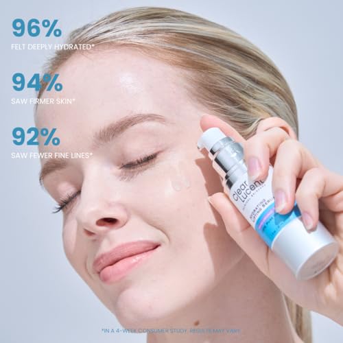 Hydrating Lifting Hyaluronic Acid Serum - Dual-Molecule Pure-Grade HA with Copper, Magnesium & Zinc Minerals ? Plumping, Firming & Fine-Line Smoothing Face Serum, 1 fl oz
