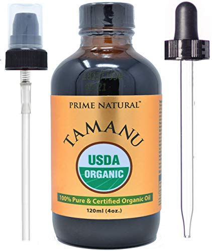 Organic Tamanu & Marula Oil Bundle - Face, Hair & Skin Moisturizer - USDA Certified Virgin Cold Pressed Vegan