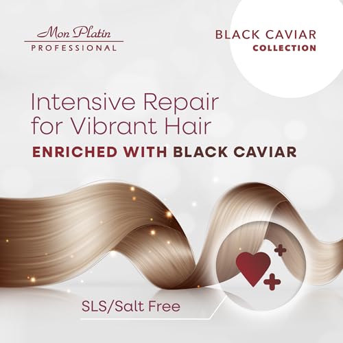 Black Caviar Hair Conditioning Mask for Straightened Hair 500ML - Total Repair & Deep Nourishment