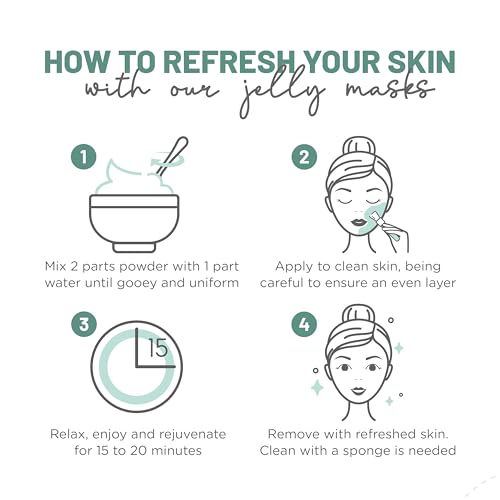 Peel-Off Jelly Mask Set - 10 Treatments with Chocolate, Aloe Vera, Avocado & More