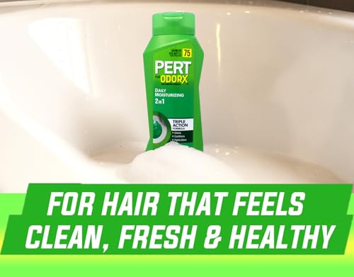 Men's 2-in-1 Shampoo and Conditioner for Normal Hair - Medium, 25.4 oz Bottles (Pack of 4)