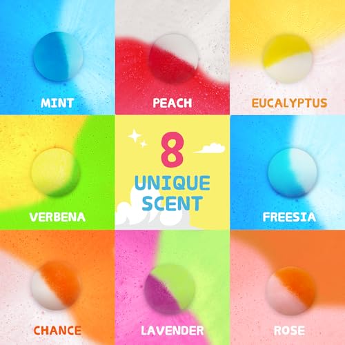 Kids Bath Bombs with Surprise Toy & Glow-in-The-Dark Inside - 30 Pack