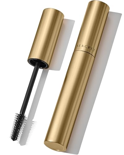 SEACRET Non-Smudge Tubing Mascara - Dead Sea Mineral Infused, Black, 0.28 Oz