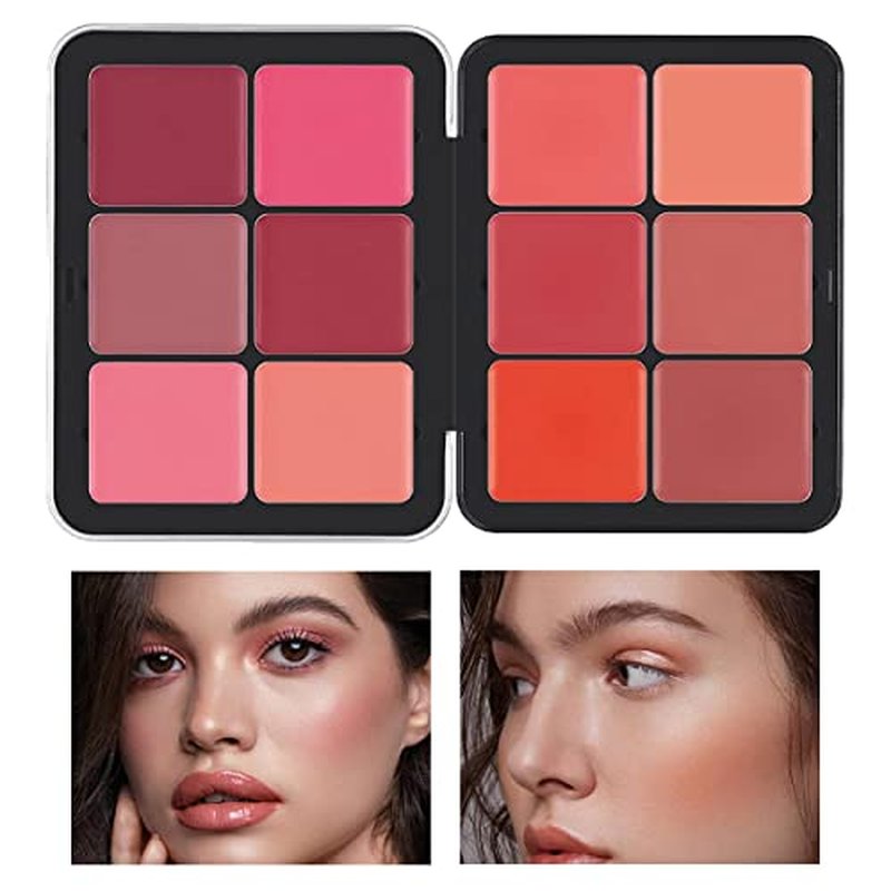 12 Color Concealer Palette & 12 Colors Blush Palette,Full Coverage Makeup,Corrector for Under Eye Dark Circles and Highlight Blush Palette Face Cosmetics Makeup