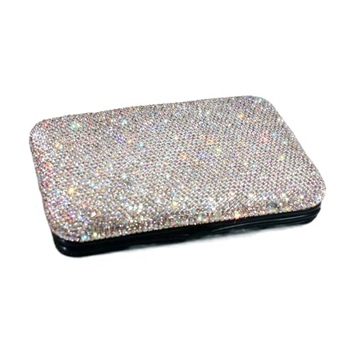 Wsliana Handmade Press On Nails - Y2K Cool Girl Design, Suitable for Women and Girls, Long Almond Shape, 10pcs Glue On Acrylic Fake Nails with Storage Box | Salon Quality | Trendy Nail Kit (072, XS)