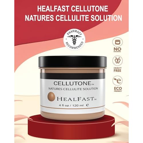 HealFast Cellutone Cellulite Reduction Cream 4 Oz ? Suitable for Hips, Thighs, Buttocks, and Abdomen (Not for Face) ? Blended with 70+ Egg Vitamins, Minerals, and Proteins