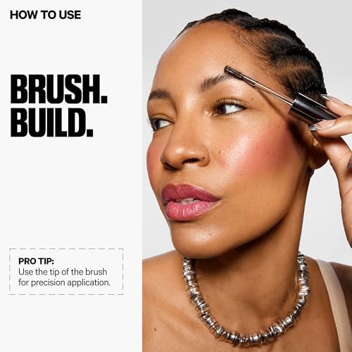 Milk Makeup KUSH High Roll Brow Tint - Medium Brown, 24-Hour Water-Resistant Volumizing Brow Gel