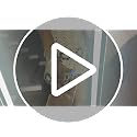 White Arched Full Length Mirror with LED Lights - 56x16 Inch Dimmable Vanity Mirror