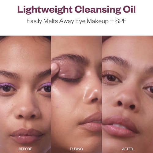 Kosas Plump + Juicy Cushiony Calm Botanical Cleansing Oil ? Hydrating Makeup Remover for Sensitive Skin, Non-Greasy Oil Cleanser with Ceramides & Squalane for Soft, Soothed Skin?