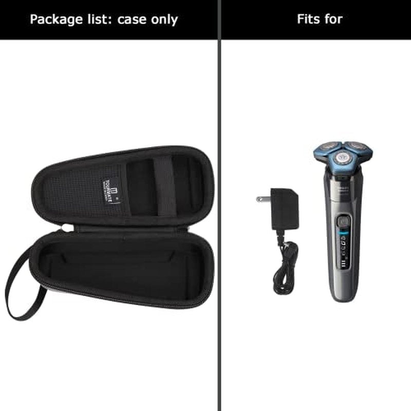 Hard Storage Case for Krovena Women Electric Shaver/Blippish Norelco Men Shaver Series 2100 2300 3500 6800 3100 5500 5100 5300 5700 6880 7000 7100 7200 Wet Dry Rotary Shaver (Case Only)