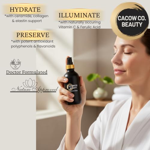 Organic Lotus Tea Toner - Vitamin C and Ferulic Acid - Evens Skin Tone and Brightens Complexion