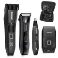 Men's 4-in-1 Grooming Kit Beard Trimmer Nose Ear Hair Clipper Waterproof