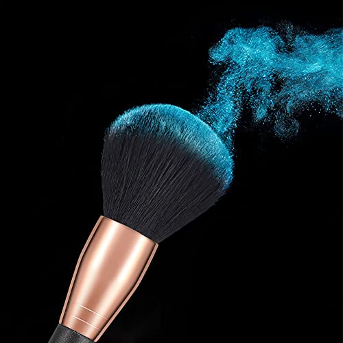 AirWos 14-Piece Professional Makeup Brush Set with Case - Synthetic, Pearl Handles