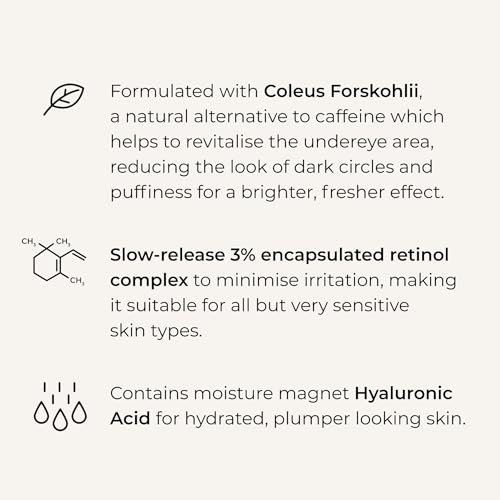 Wunderlift Night Retinol Eye Cream with Hyaluronic Acid & Vegan Formula