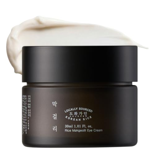 Rice Makgeolli Eye Cream ? Deeply Hydrating & Nourishing ? Made with Domestically Sourced Korean Rice ? 30 ml (1.01 Fl Oz) ? Korean Skincare