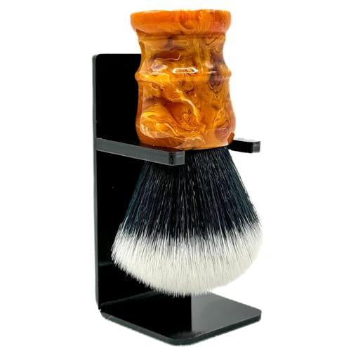 Synthetic Shaving Brush with Vegan Bristles and Elegant Handle