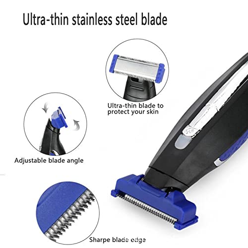 Rechargeable Men's Hair & Body Trimmer – Precision Grooming Kit with Edger & Shaver