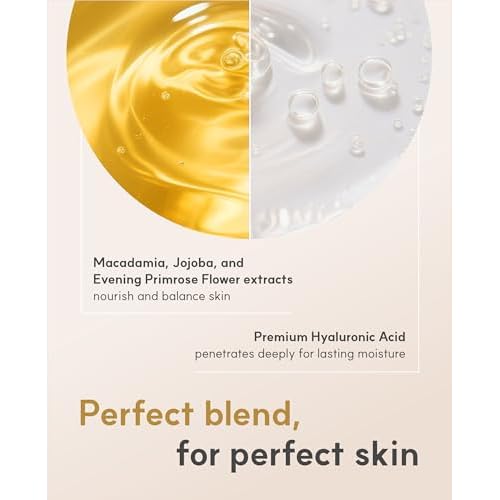 Here-Oh My First Hydrating Serum with Hyaluronic Acid | Facial Serum for Glowing Skin & Skin Barrier Repair | Korean Serum for Dry Skin & Sensitive Skin (5.24 fl oz)