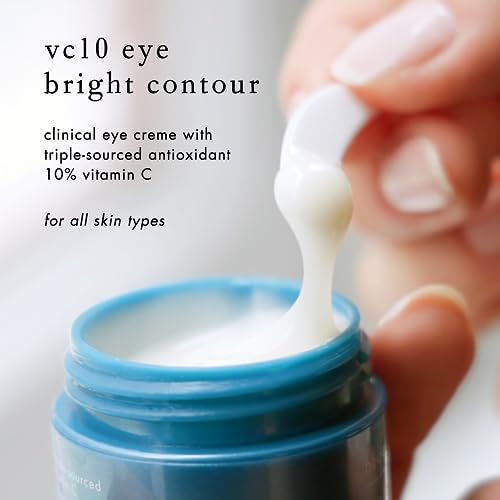 Bioelements VC10 Eye Bright Contour Cream - 0.5 Fl Oz - Vitamin C Eye Serum for Aging & Dark Circles