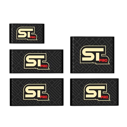 Supreme Trimmer SGR60 Professional Barber Grippers | 5 Piece Non-Slip Clipper Grips, Barber Sleeve for Clipper, Trimmer & Shaver | Black
