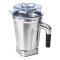 64 Oz Stainless Steel Blender Pitcher with Recognition Chip - Compatible with Ascent & More