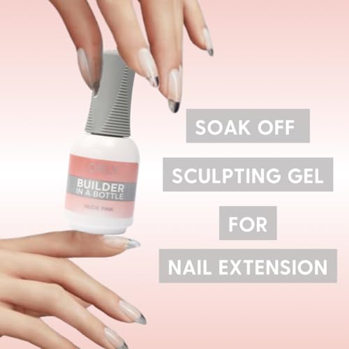 Orly GELFX Builder in a Bottle Colors | Self leveling all-in-one formula for nail extensions (Nude Pink)