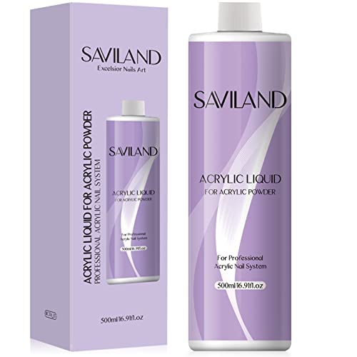 SAVILAND Acrylic Liquid for Nails 16.91 oz / 500 ml - Nail Extension & Art