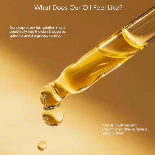 Organic Frankincense Resin Infused Face Oil with Black Seed, Castor & Jojoba Oils - Hydrating Anti-Aging Serum for Radiant Skin - 1 Fl Oz
