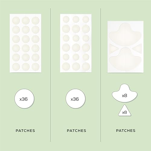 Blemish Patch Bundle with Salicylic Acid & Tea Tree - 88 Patches for Acne & Blackheads