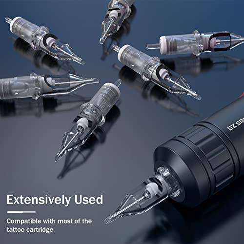 EZ Tattoo Cartridge Needles Assorted 50Pcs #12 Mixed for Rotary Pen Machines Variation of Mixed-12-RL/RS/M1/RM
