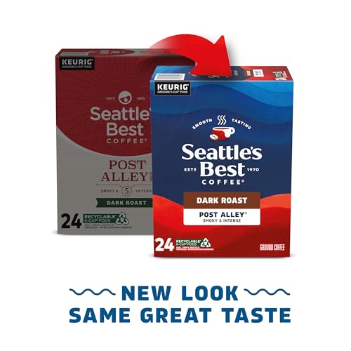 Seattle's Best Coffee Post Alley Dark Roast K-Cup Pods - 4 Pack of 24