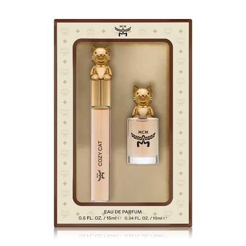 MCM Cozy Cat Fragrance Duo Set - Mini 0.34 Fl Oz & Travel 0.5 Fl Oz Variations of This Listing