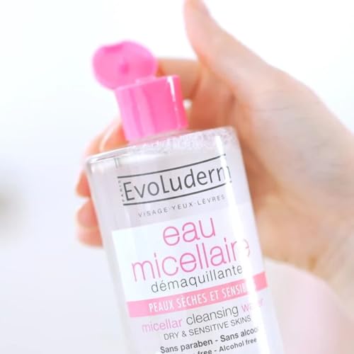 Gentle Micellar Water for Dry & Sensitive Skin - Hydrating Makeup Remover 16.9oz