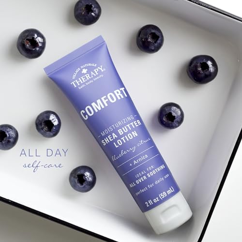 Shea Butter Hand & Body Lotion with Blueberry Citrus Scent - Pack of 6, 2 fl oz