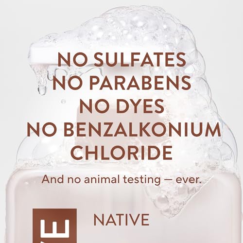 Native Coconut & Vanilla Liquid Hand Soap - Non-Drying, Vegan, 13 Fl Oz Pack of 6