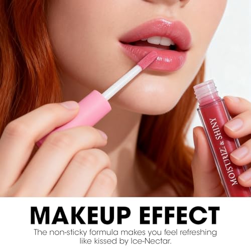 AZEN 60 Pack Lip Gloss Set - Varied Shimmery Colors A-60P