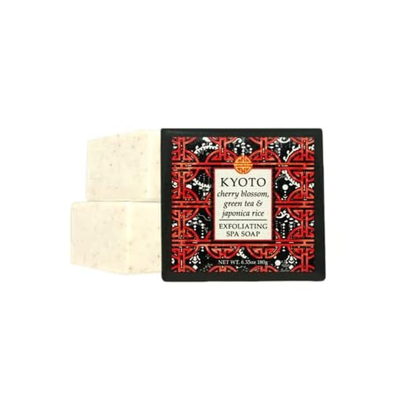 Greenwich Bay Destination Exfoliating Spa Soaps 7 Piece Set of 6.35 Ounce Bars - Travel to London, Kyoto, Tahiti, Paris, Fiji, Morocco, and Sicily without leaving your home!