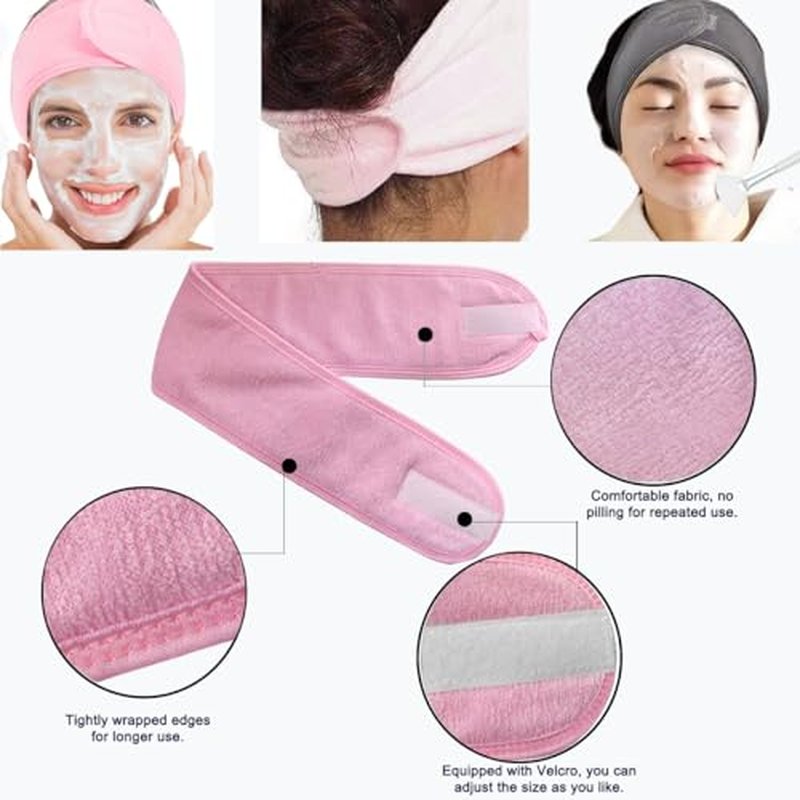 30 Pcs Esthetician Supplies for Facials Set,Facial Care DIY Tools 4 Silicone Facial Bowls 4 Facial Mask Fan Brushes 5 Facial Headbands, 8 Compressed Facial Sponges 8 Mask Applicators 1 Measuring Cups